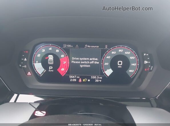 WAUGUDGY4SA051047 2025 AUDI OTHER Черный Вид задних сидений