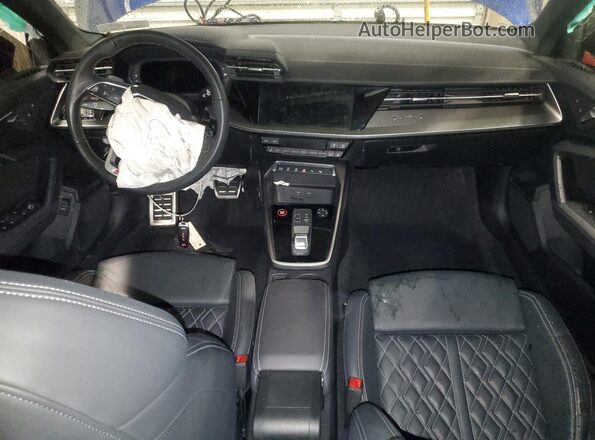 WAUH3DGYXPA044151 2023 AUDI S3 Blue Dashboard view
