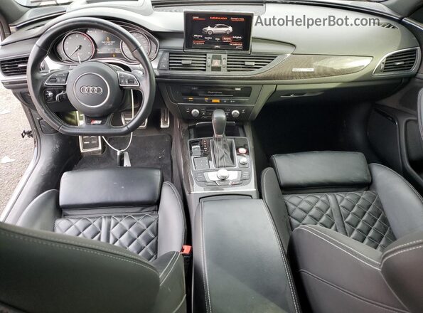 WAUHFAFC0JN070320 2018 AUDI S6 Black Առջևի վահանակի տեսք
