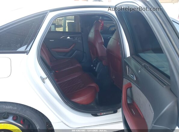 WAUHFAFC7HN066890 2017 AUDI S6 White Widok naklejki z numerem VIN