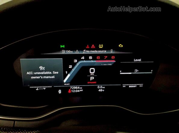 WAUP4AF54MA007977 2021 AUDI S5 Белый Вид щитка приборов