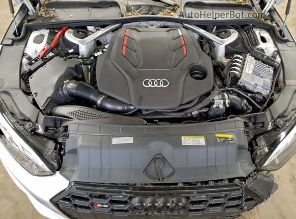 WAUP4AF54MA007977 2021 AUDI S5 Белый Вид задней части салона