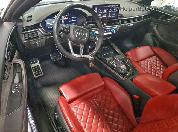 WAUP4AF54MA007977 2021 AUDI S5 Белый Вид панели приборов