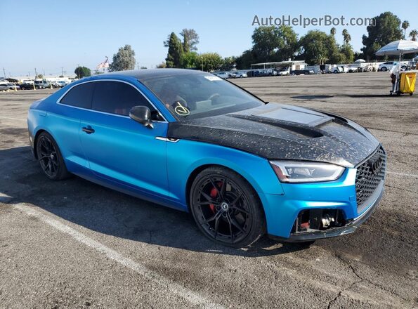 WAUP4AF57KA001801 2019 AUDI S5 Blue Առջևի աջ
