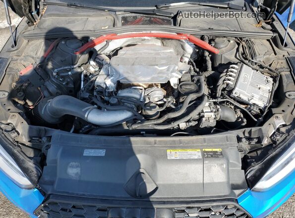 WAUP4AF57KA001801 2019 AUDI S5 Blue Սալոնի հետևի տեսք