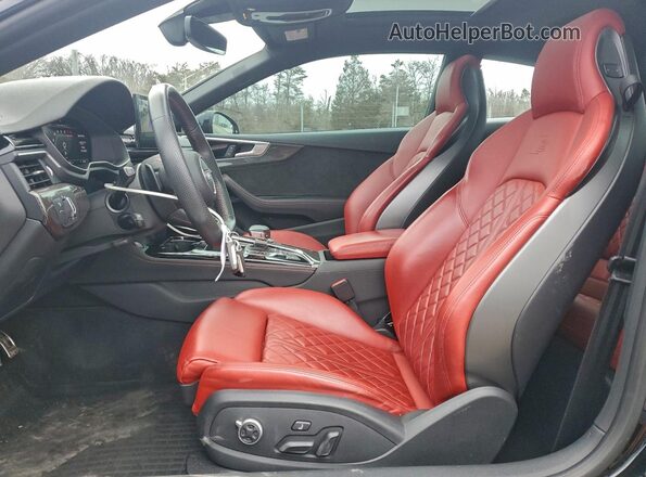WAUP4AF5XLA001910 2020 AUDI S5 Черный Вид салона спереди