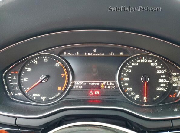 WAUPNAF49JA024256 2018 AUDI OTHER White Vista del cuadro de instrumentos