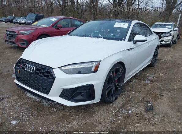 WAUR4AF52NA035447 2022 AUDI S5 White Vista tres cuartos delantera izquierda