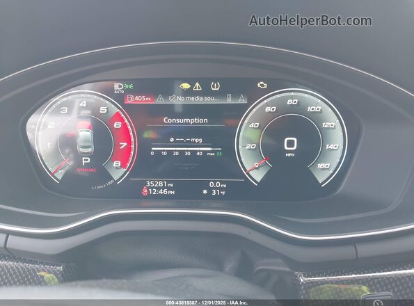 WAUR4AF52NA035447 2022 AUDI S5 White Vista de los asientos traseros