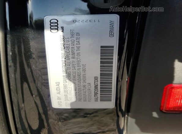 WAUTPBF20MN073369 2021 AUDI OTHER Black 