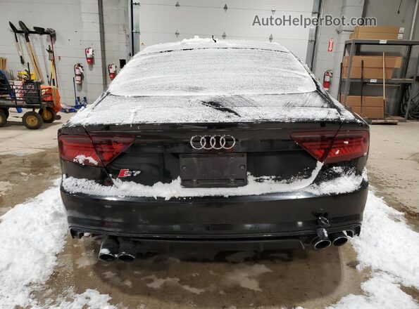 WAUWFBFC0HN062905 2017 AUDI S7 Black Вид ззаду