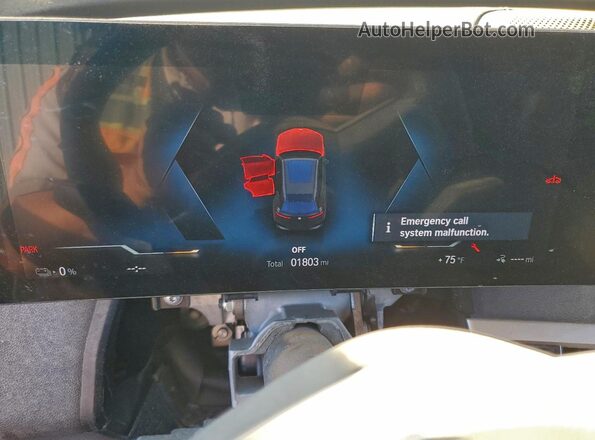 WB523CF00RCN39234 2024 BMW IX Black ხელსაწყოთა პანელის ხედი