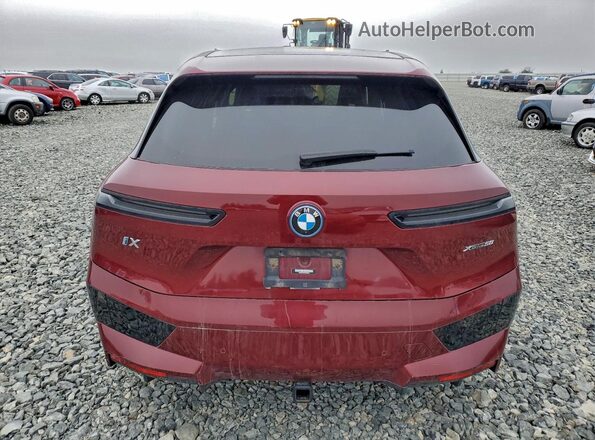 WB523CF05PCM90920 2023 BMW IX Red Հետևի տեսք
