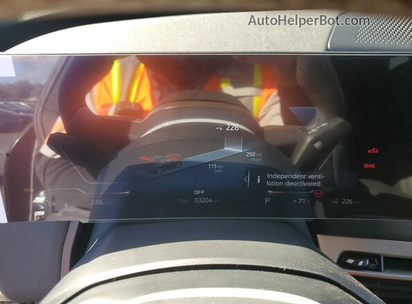 WB543CF09TCV29561 2026 BMW IX Black Вид щитка приладів
