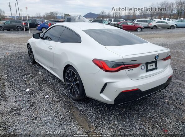 WBA13AR02MCF69358 2021 BMW M4 White უკანა მარცხენა