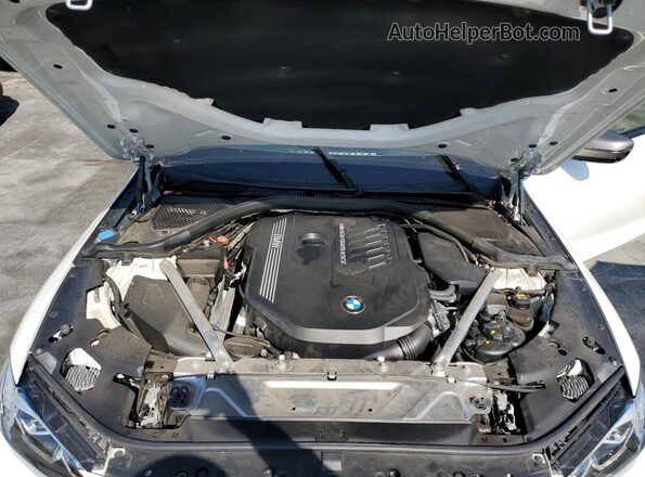 WBA13AR06MCF72263 2021 BMW M4 White უკანა სალონის ხედი