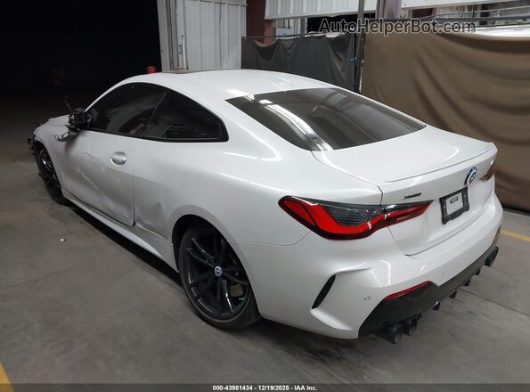 WBA13AR06PCL67995 2023 BMW M4 White უკანა მარცხენა