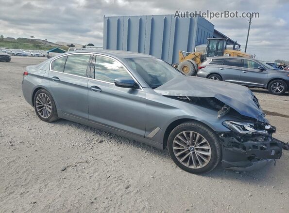 WBA13BJ00NCJ62090 2022 BMW 5 SERIES Серый Передняя правая четверть