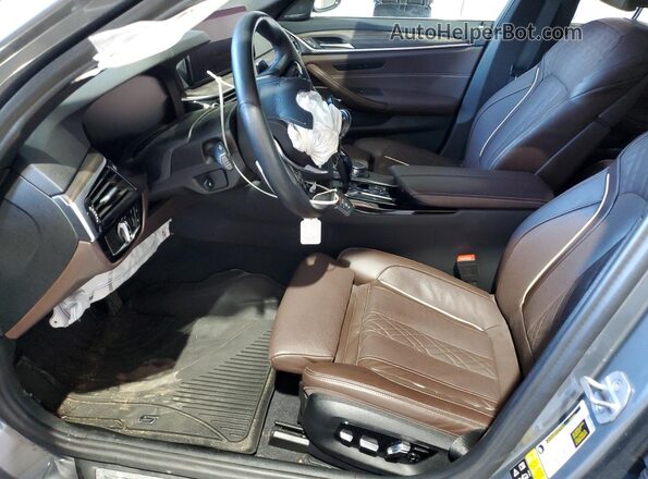 WBA13BJ00PWX98266 2023 BMW 5 SERIES Серый Вид салона спереди