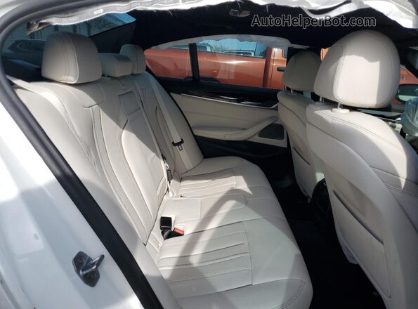 WBA13BJ06MWW95154 2021 BMW 5 SERIES White უკანა სავარძლების ხედი