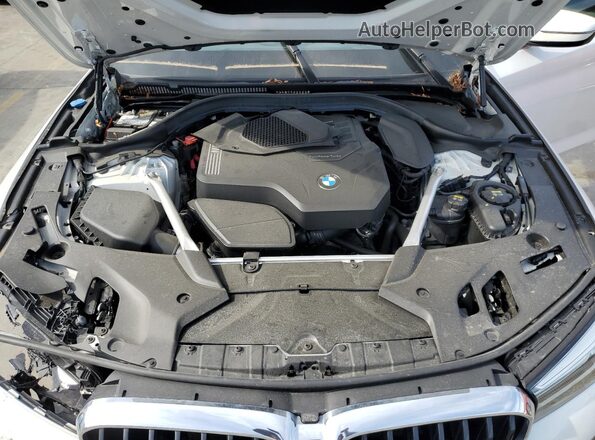 WBA13BJ06MWW95154 2021 BMW 5 SERIES White უკანა სალონის ხედი