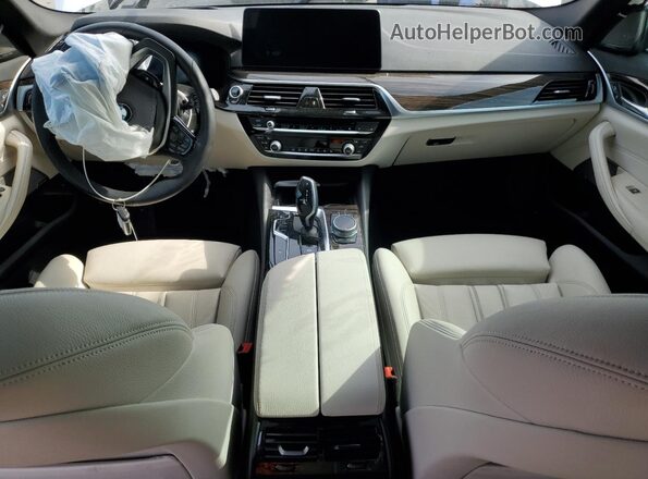 WBA13BJ06MWW95154 2021 BMW 5 SERIES White წინა პანელის ხედი