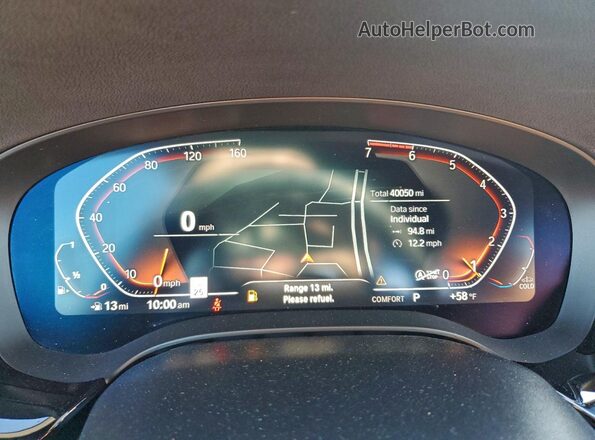 WBA13BJ06MWW99124 2021 BMW 5 SERIES White Սարքավորումների վահանակի տեսք