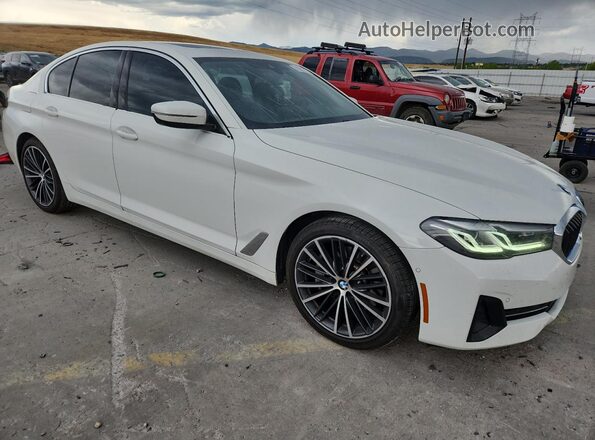 WBA13BJ06MWX01082 2021 BMW 5 SERIES White Առջևի աջ