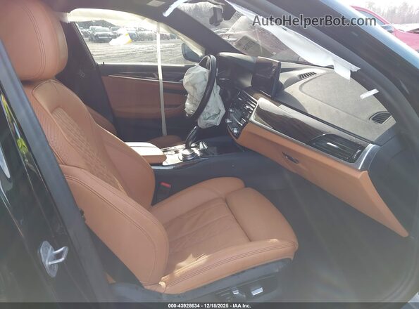 WBA13BJ09MWW98615 2021 BMW 5 SERIES Black Вид салону спереду