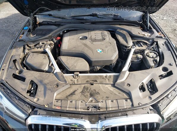 WBA13BJ09MWW98615 2021 BMW 5 SERIES Black Вид ззаду