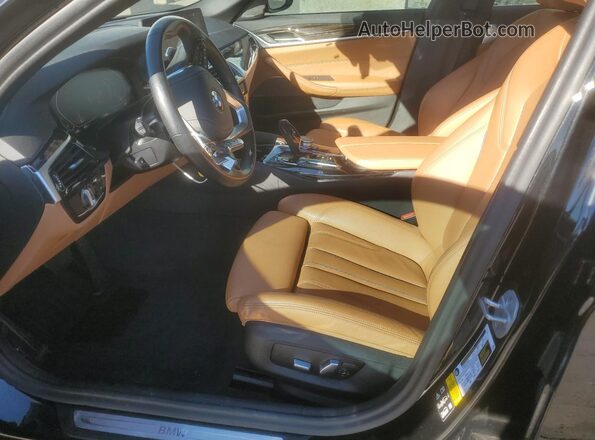 WBA13BJ09NCL06557 2022 BMW 5 SERIES Black Widok wnętrza z przodu