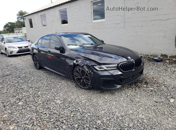 WBA13BK06MCF08305 2021 BMW M5 Black Передня права чверть