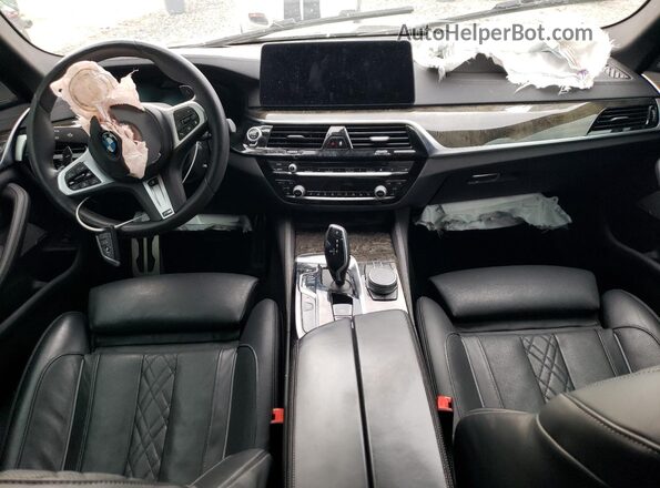 WBA13BK06MCF08305 2021 BMW M5 Black Вид панелі приладів