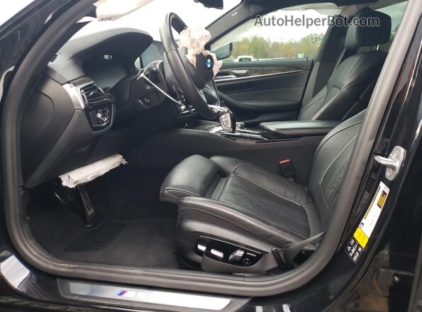 WBA13BK06MCF08305 2021 BMW M5 Black Вид салону спереду
