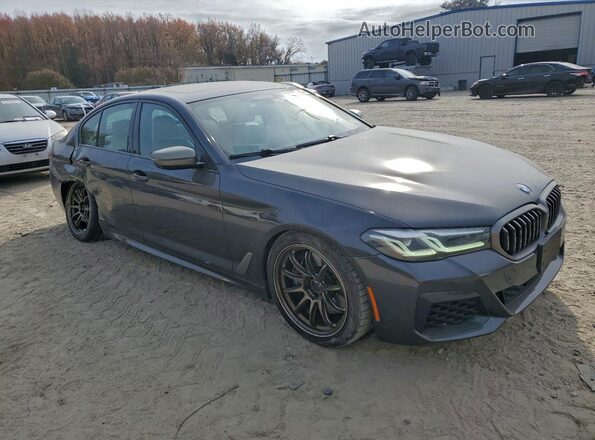 WBA13BK09MCF27639 2021 BMW M5 Серый Передняя правая четверть