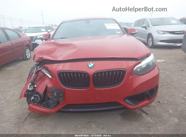 WBA1F9C50GV545608 2016 BMW 2 SERIES Orange ხელსაწყოთა პანელის ხედი