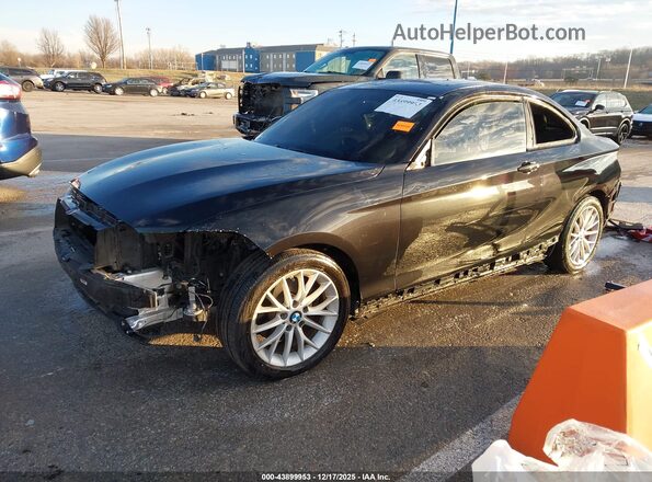 WBA1F9C51GV546461 2016 BMW 2 SERIES Черный Передняя левая четверть