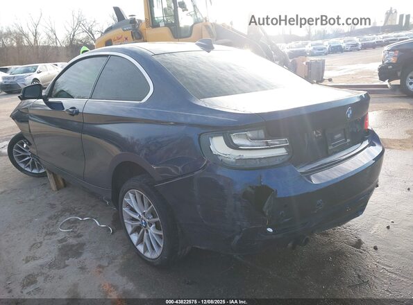 WBA1F9C57GV544424 2016 BMW 2 SERIES Dark Blue Հետևի ձախ
