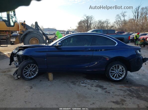 WBA1F9C57GV544424 2016 BMW 2 SERIES Dark Blue Սալոնի 360 աստիճան տեսք