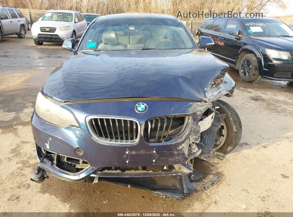 WBA1F9C57GV544424 2016 BMW 2 SERIES Dark Blue Սարքավորումների վահանակի տեսք