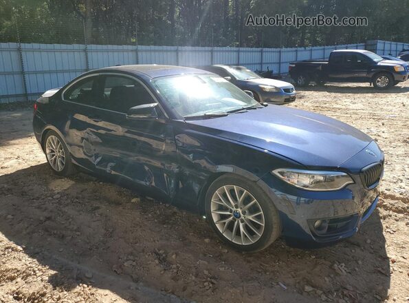 WBA1F9C59GV742308 2016 BMW 2 SERIES Blue წინა მარჯვენა