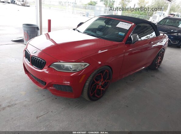 WBA1M1C55GV394742 2016 BMW M2 Red Vista tres cuartos delantera izquierda