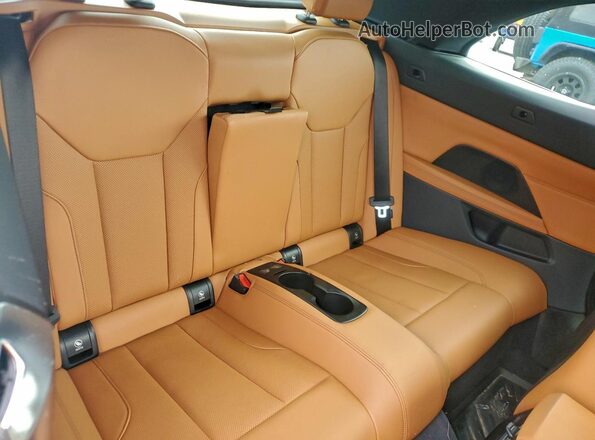 WBA23AT03PCL55557 2023 BMW 4 SERIES Black Rear seats view