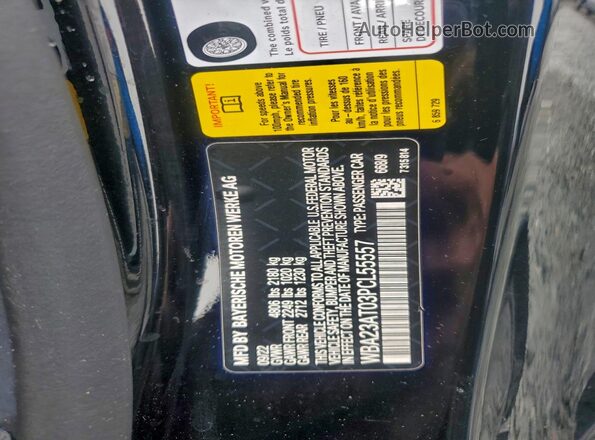 WBA23AT03PCL55557 2023 BMW 4 SERIES Black Engine compartment view