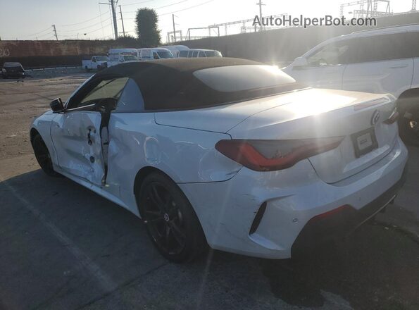 WBA23AT05PCL99883 2023 BMW 4 SERIES White Հետևի ձախ