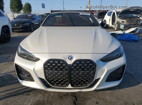 WBA23AT05PCL99883 2023 BMW 4 SERIES White Դիմացի տեսք
