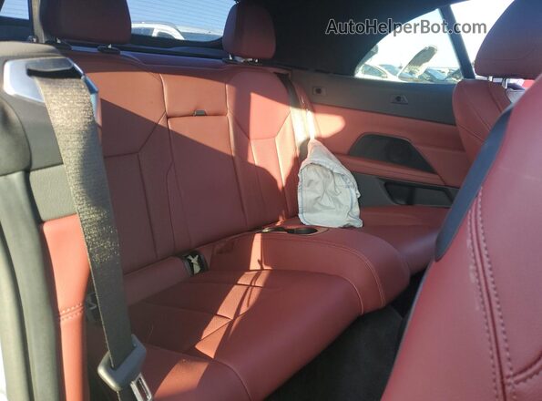WBA23AT05PCL99883 2023 BMW 4 SERIES White Հետևի նստատեղերի տեսք