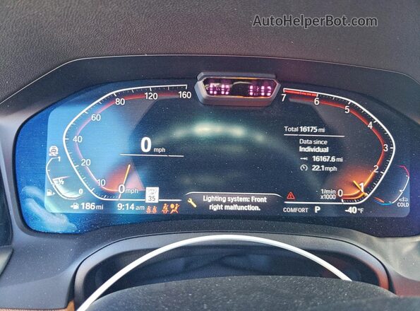 WBA23AT05PCM82794 2023 BMW 4 SERIES Gray Սարքավորումների վահանակի տեսք