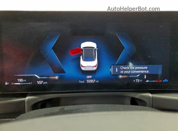 WBA23AT08RCP83787 2024 BMW 4 SERIES White Instrument cluster view