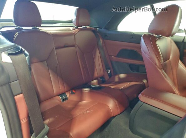 WBA23AT08RCP83787 2024 BMW 4 SERIES White Rear seats view